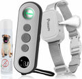 Citronella Dog Training Collar with Remote, 3 Modes & 3 Spray Levels, Spray/ Vibration/ Beep, Rechargeable, Pack of 2 E5690