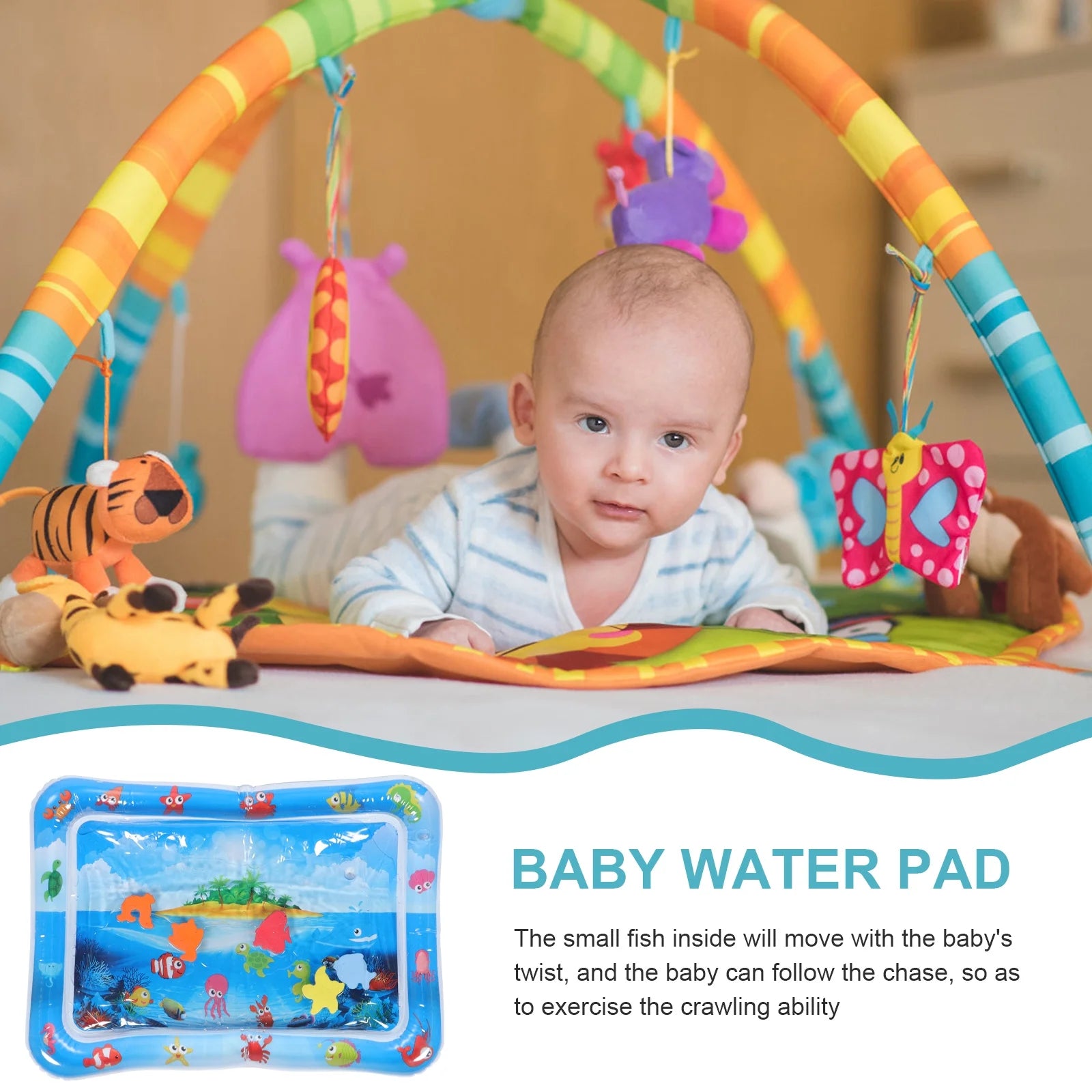 Inflatable PVC Baby Crawling Play Mat Q8908