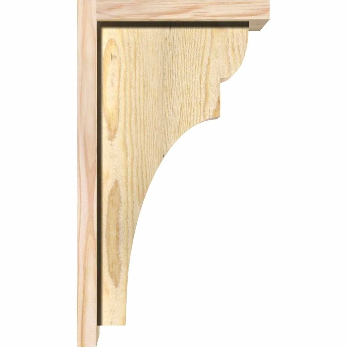 Rough Sawn Corbel with Backplate, Douglas Fir N951329
