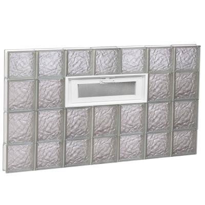 Frameless Replacement Glass Block Window I8557