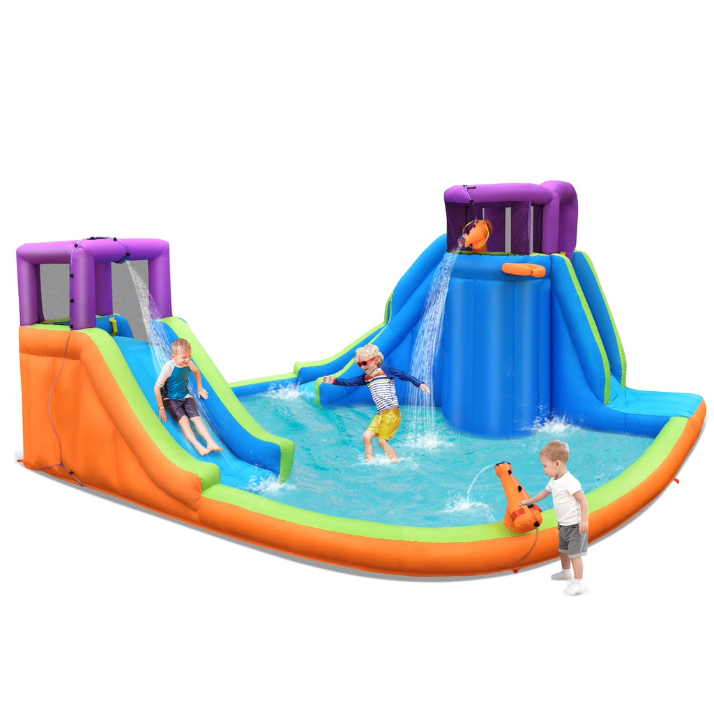 Inflatable Water Slide Bouncer with Climbing Wall C594242