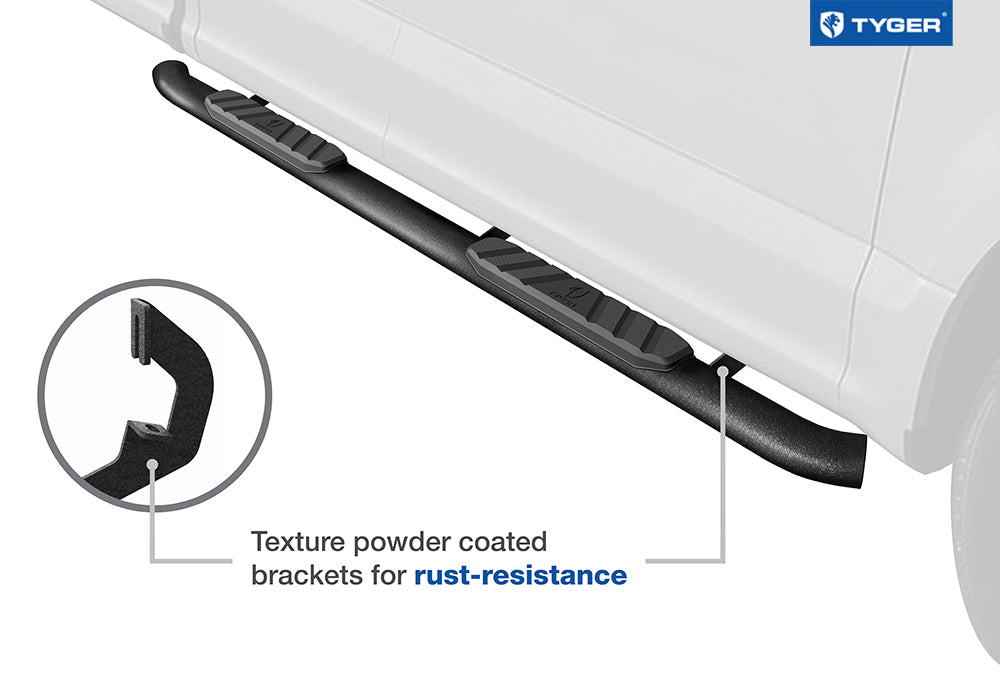 3.5" Rider Running Boards Side Step Rail Nerf Bars S1434