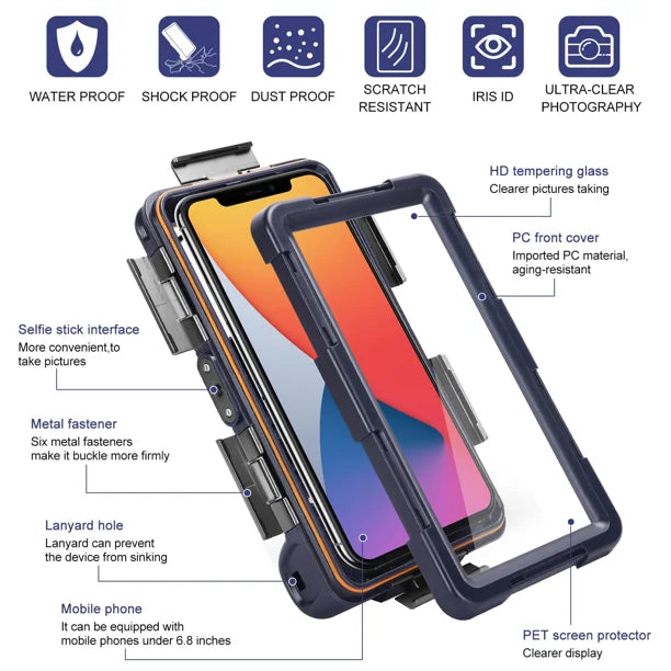 Waterproof Protective Case for OnePlus 5 and Phones Up to 6.9 Inch I39650