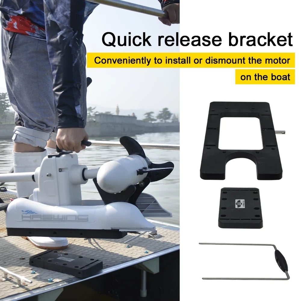 12V 55LBS 54inch Bow Mount Trolling Motor with Wireless Remote Control U1509