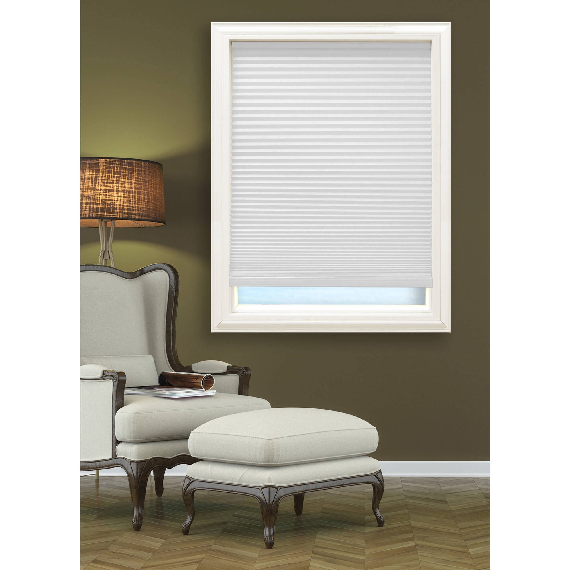 Blackout Cellular Shade, Cool White, 54 x 72 S5434