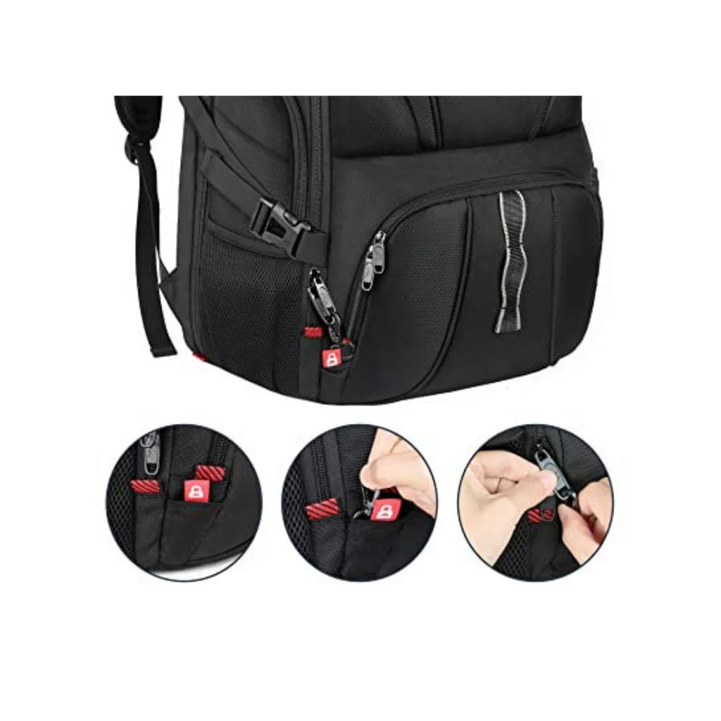 Black 45L Anti-Theft Travel Laptop Backpack S202214