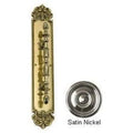 Brass Accents Fluer De Lis Pull Handle-Plate 3 in. x 18 in. S24190