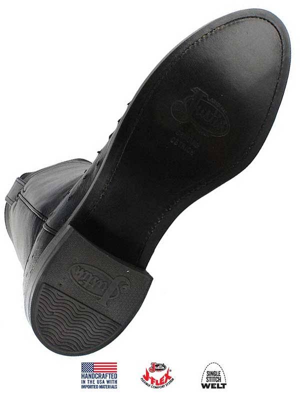 Black Full Quill Ostrich Boots V1535