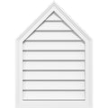 Peaked Top Surface Mount PVC Gable Vent O574