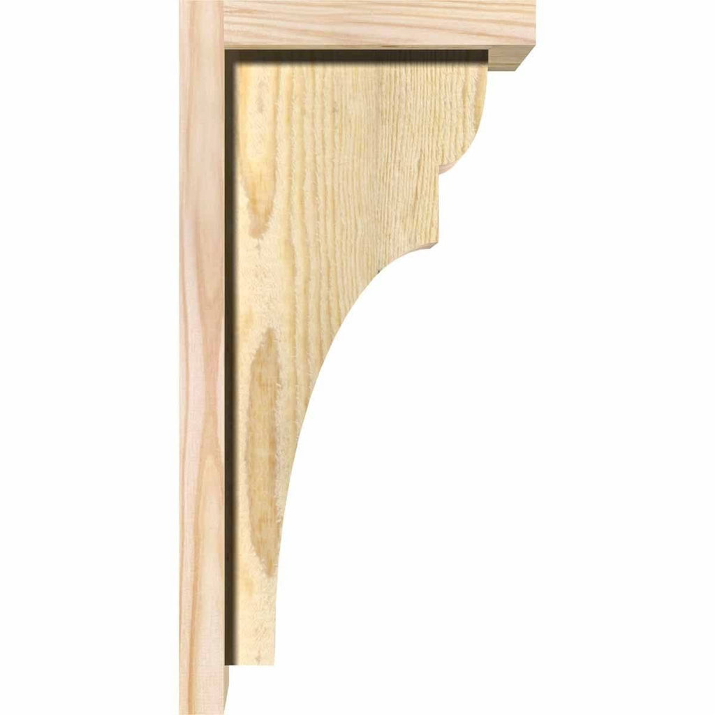 Rough Sawn Corbel with Backplate, Douglas Fir N951329