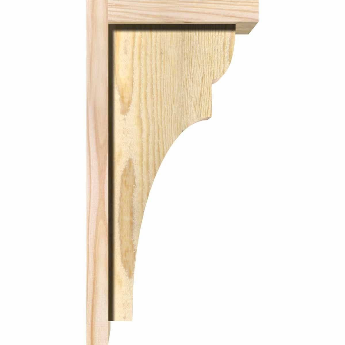 Rough Sawn Corbel with Backplate, Douglas Fir N951329