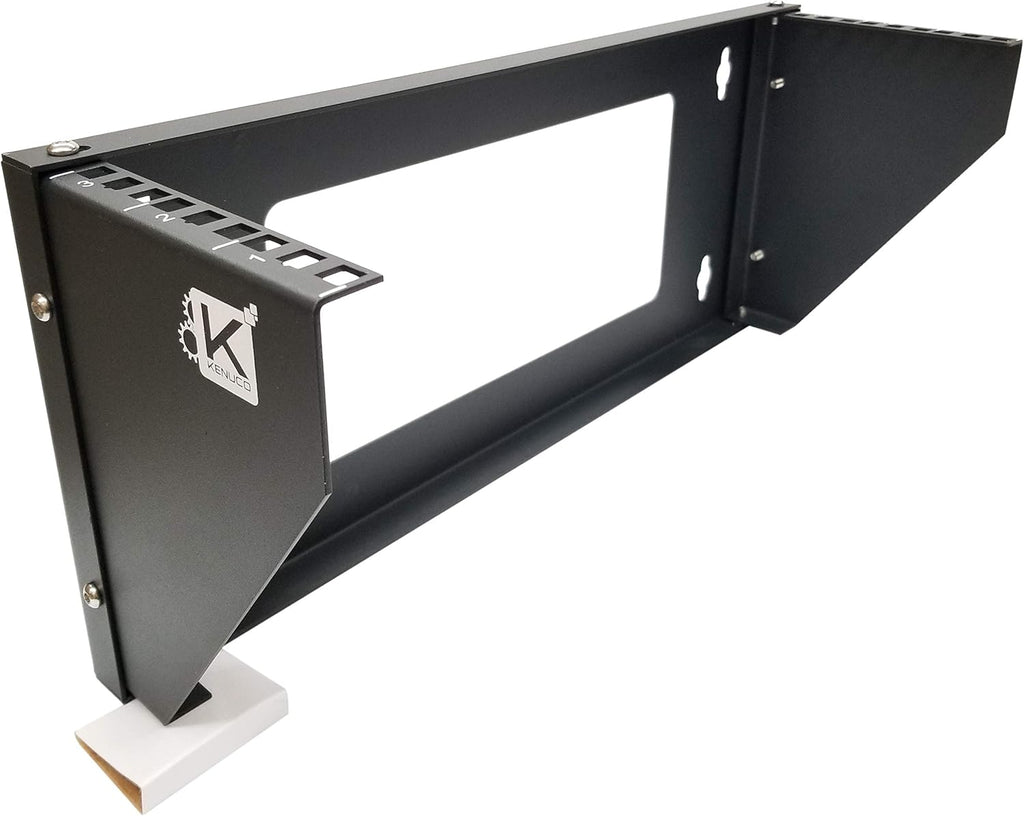 19 Inch Steel Vertical Rack and Wall Mountable Server Rack Mount (Black-3U) Pack of 2 U178