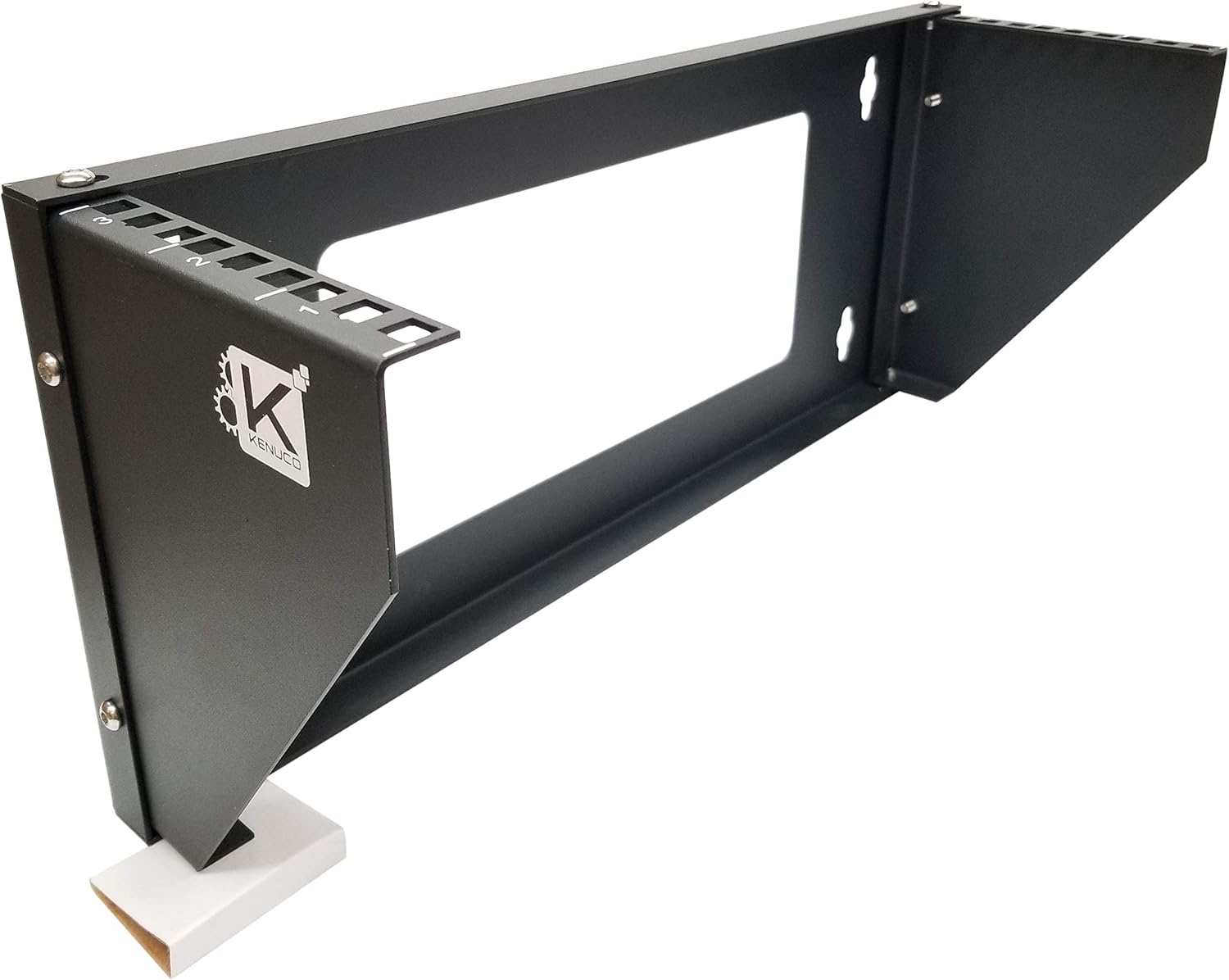 19 Inch Steel Vertical Rack and Wall Mountable Server Rack Mount (Black-3U) Pack of 2 U178