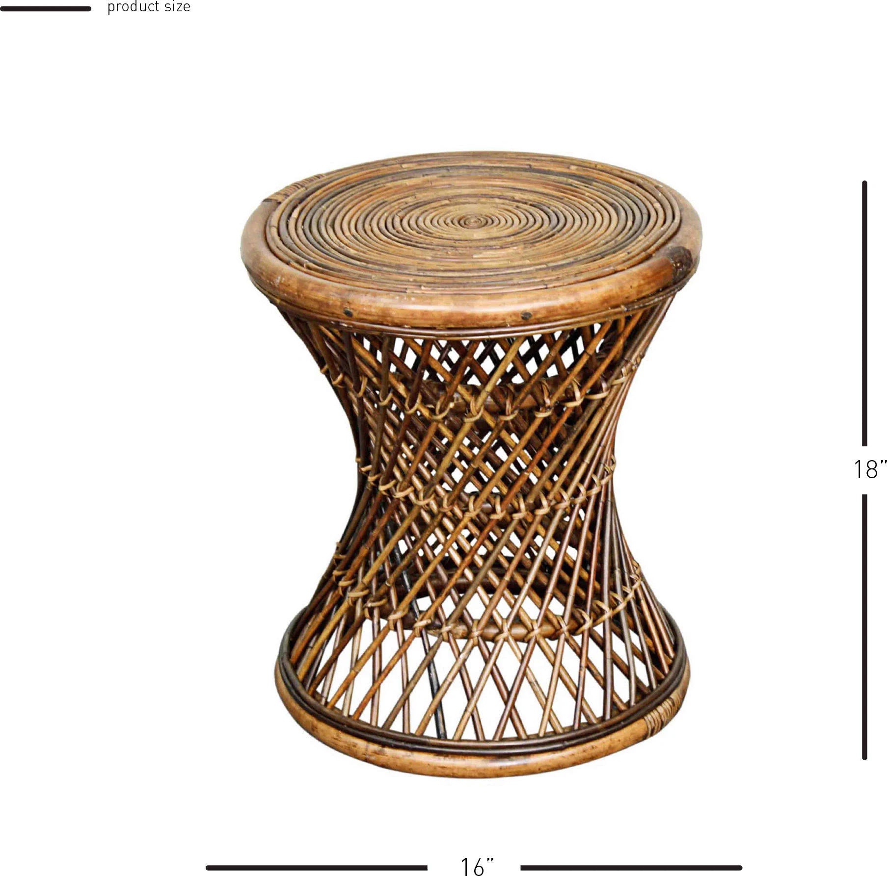 Rattan Round Stool L8062