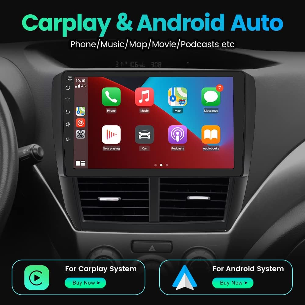 Car Radio Stereo with Carplay Android Auto Bluetooth Navigation V648726