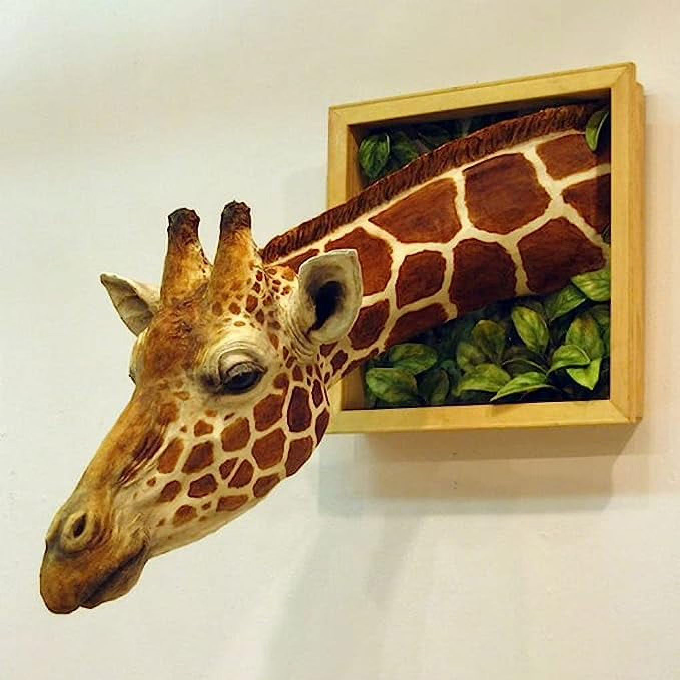 3D Giraffe Head Wall Art Decor Q3997