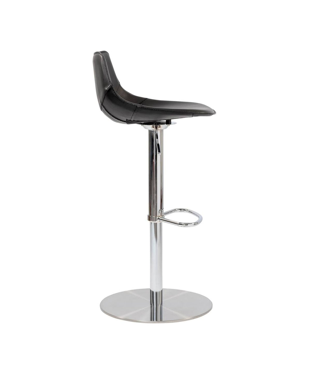 Black Adjustable Swivel Bar Stool U35148