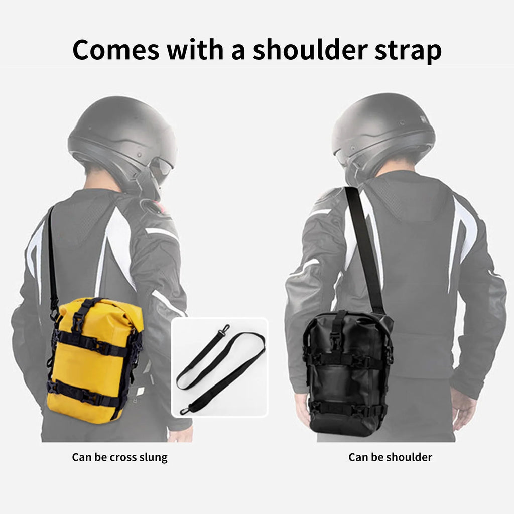Motorcycle Frame Bag Motorbike Side Bag Full Waterproof 8L Motorcycle Bag X7426