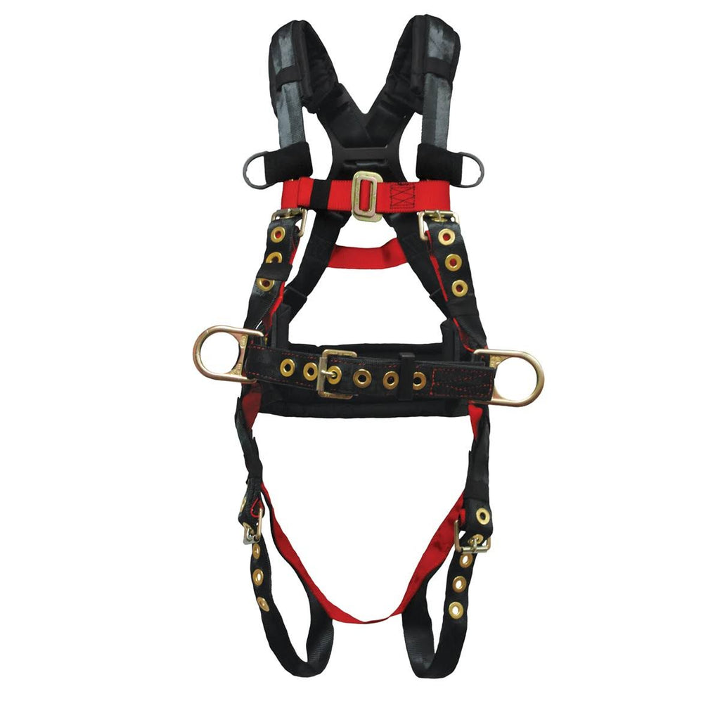 Polyester Nylon 3 D-Ring Harness with Tongue Buckles Medium G5694