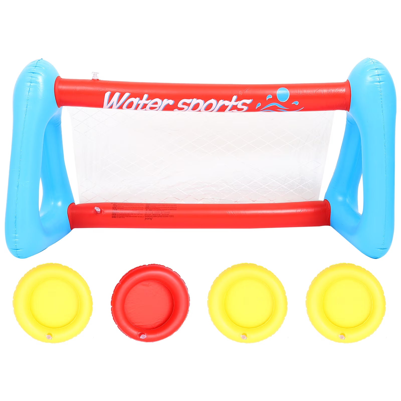 Inflatable Pool Float Set with Volleyball Net and Volleyballs U66111