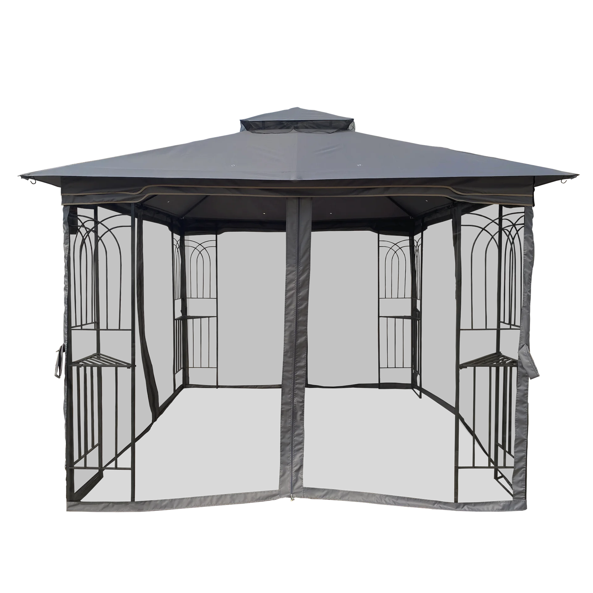 10x10Ft Canopy Tent with Mosquito Netting J9297