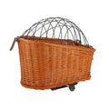 Handwoven Wicker Bike Basket with Wire B6560