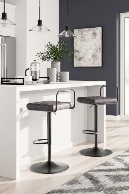 Brown/Black Tall Swivel Barstool G163024