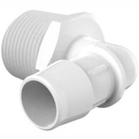 1-11 1/2 NPT to 3/4x22 Barbed Elbow, High Density Polyethylene V80412