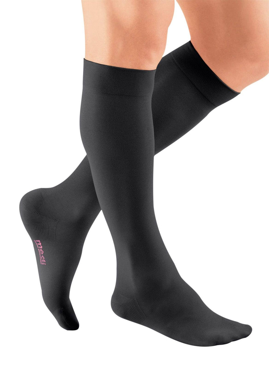 Beige Calf High Closed Toe Compression Stocking M157