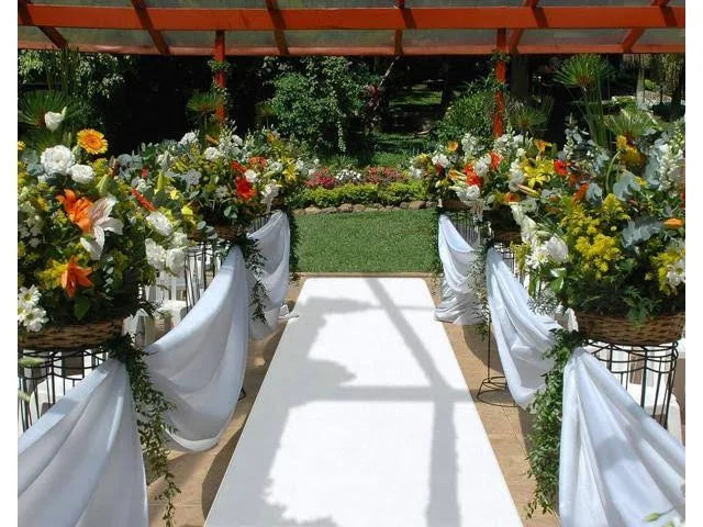 White Carpet Aisle Runner Z430