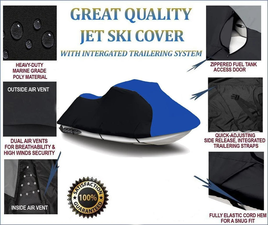 Heavy-Duty Jet Ski PWC Watercraft Cover H594