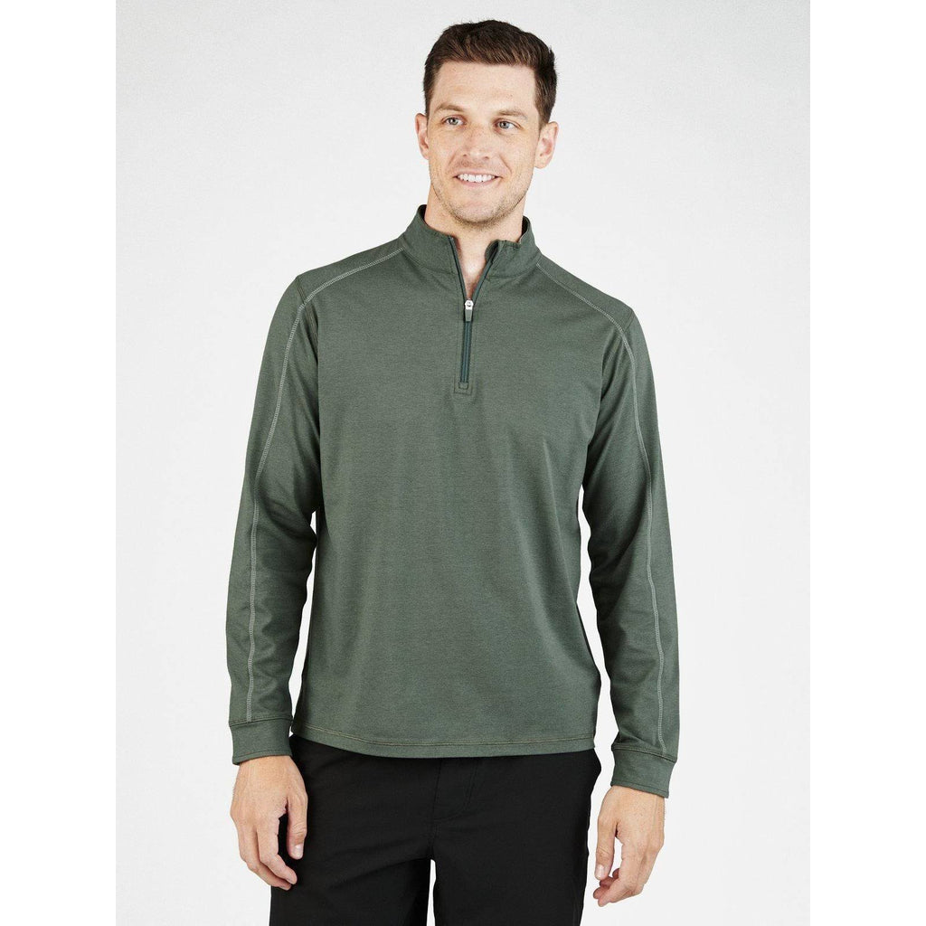 Lightweight Quarter Zip Utility Green / XL B1898