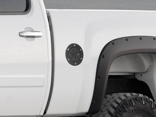 Black Locking Fuel Door H12735
