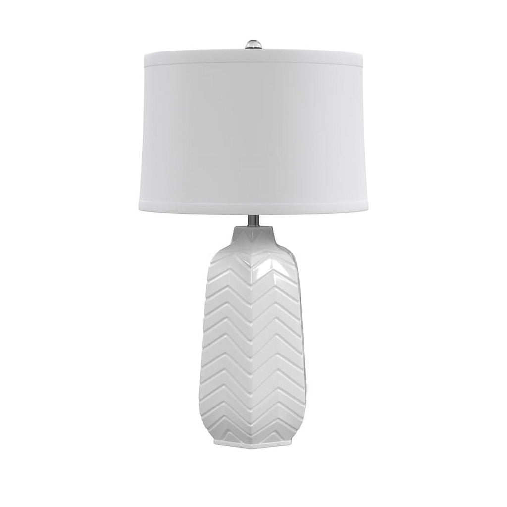 White Ceramic Table Lamp Z826