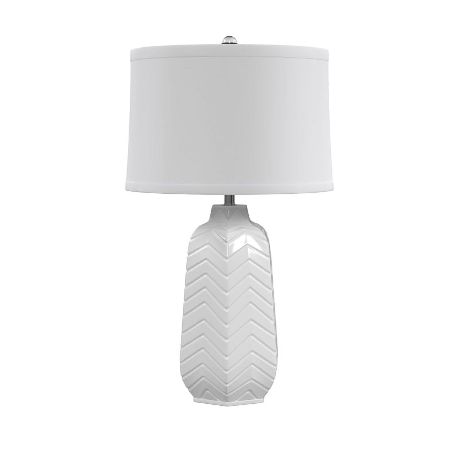 White Ceramic Table Lamp Z826