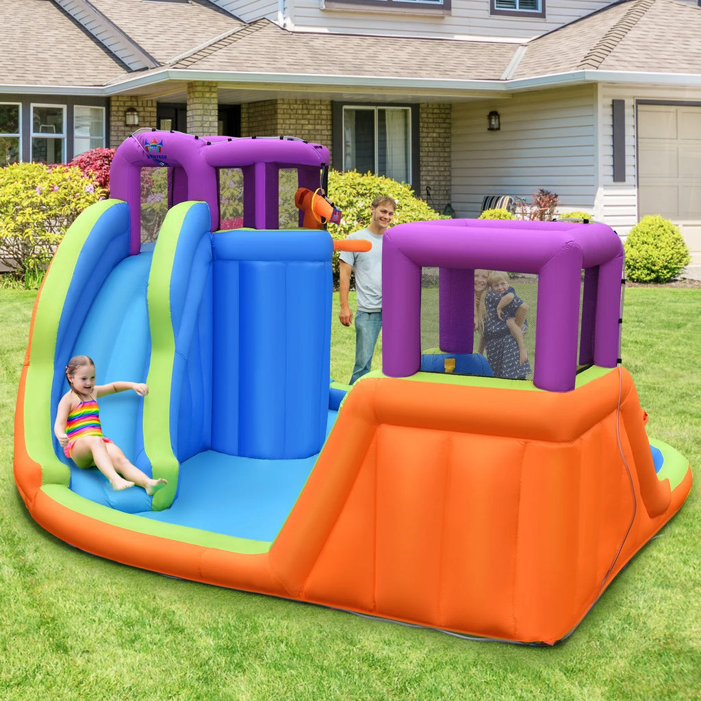 Inflatable Water Slide Bouncer with Climbing Wall C594242
