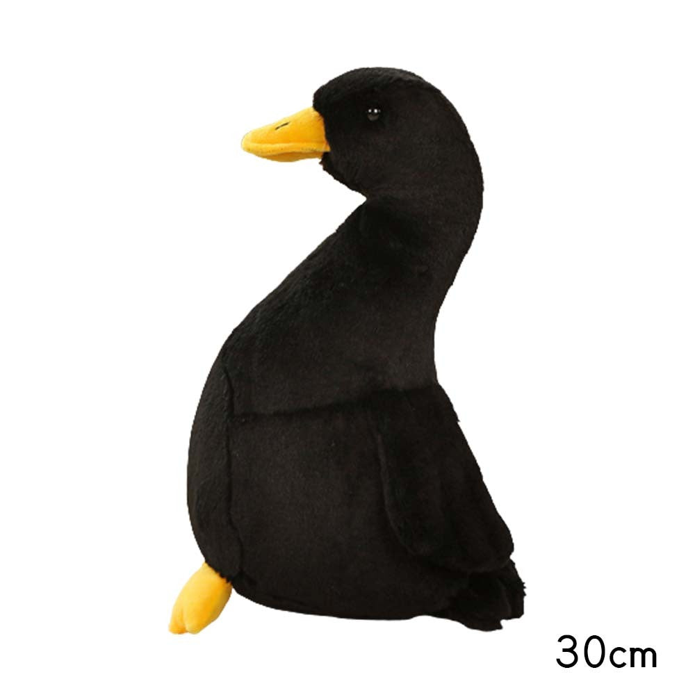Black 30cm Duck Plush Doll Stuffed Toy Q817