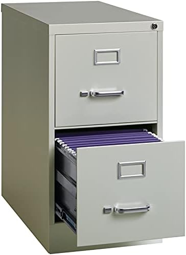 Light Gray 2-Drawer Vertical File Cabinet J330501