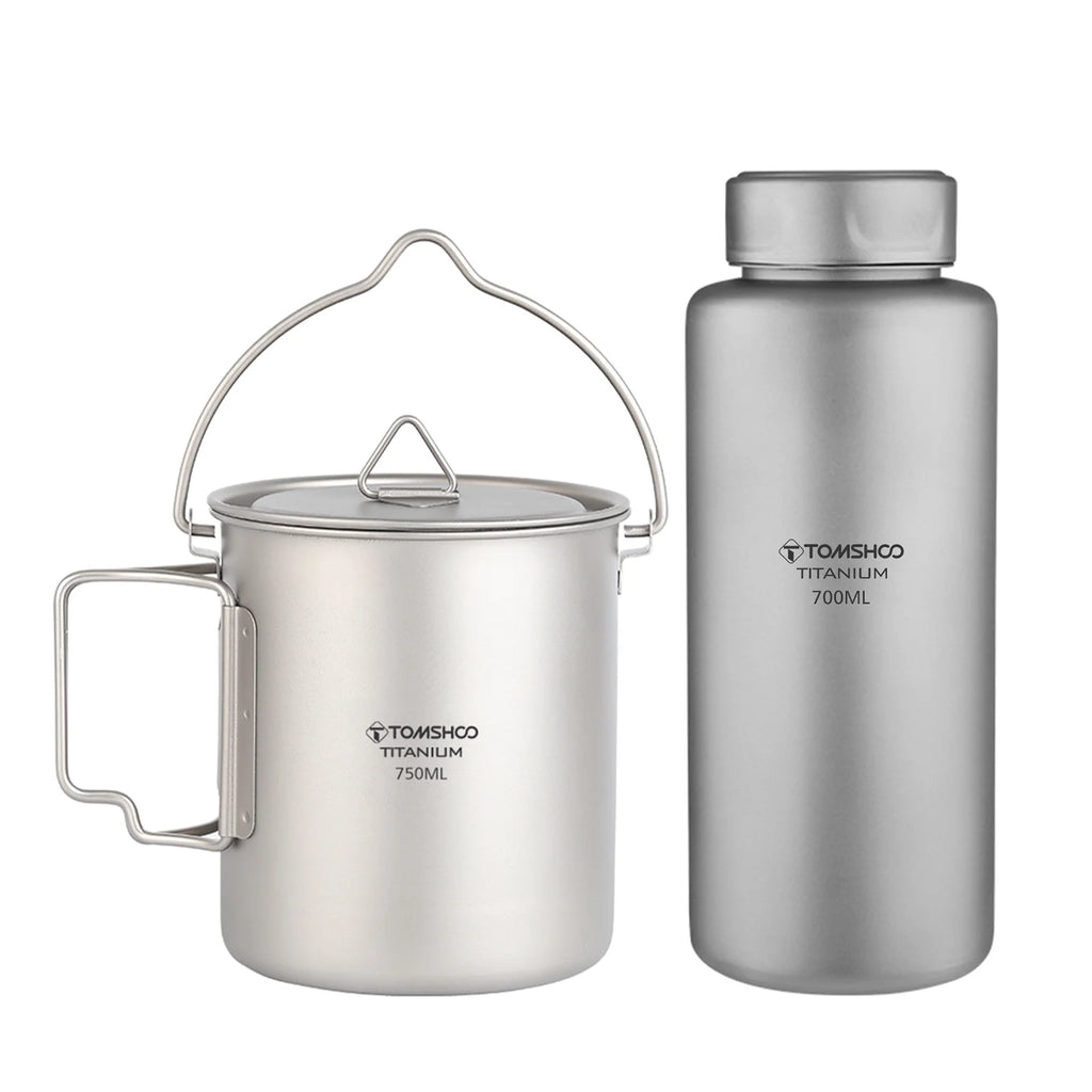 Lightweight Sport Water Bottle with Hanging Pot R952