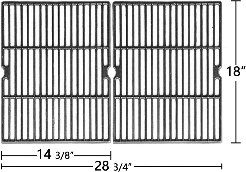18 Inch Cast Iron Grill Grates, Set of 2 N407125