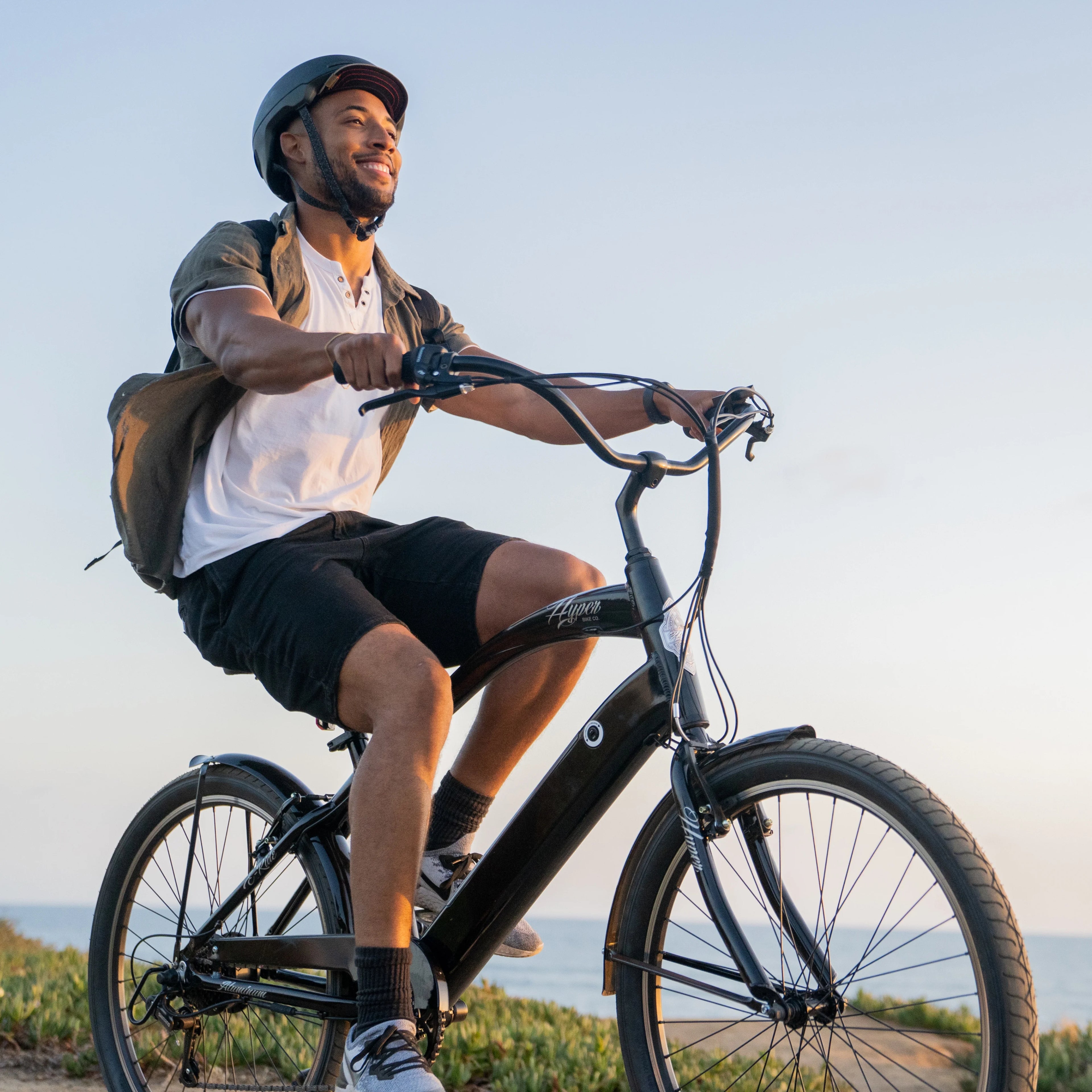 Black 36V Electric Cruiser E-Bike R51909