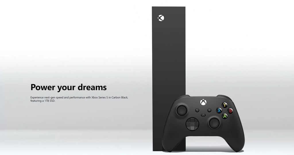 Xbox Series S 1TB Black Console and Wireless Controller Bundle H503