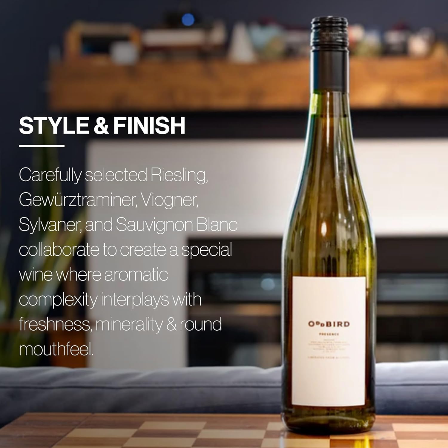 Non-Alcoholic White Wine, 25.4 Fl Oz Bottle C225