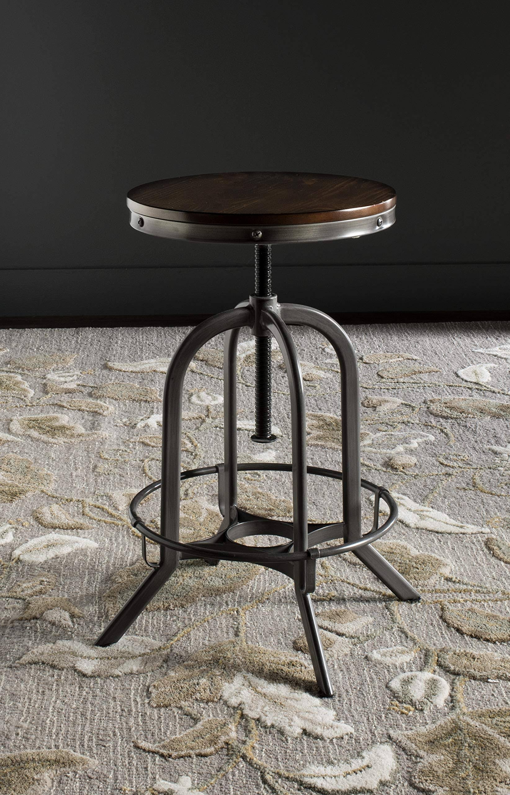 Swivel Stool Burnt Oak T26428