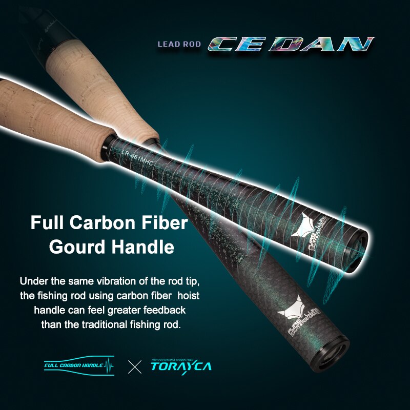 Single Section Rod with Fuji SIC Guide Rings Cork Handle Toray T1100G Cloth K731