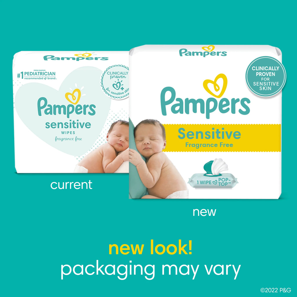 Perfume Free Baby Wipes, 7X Pop-Top Packs, 392 Ct D881
