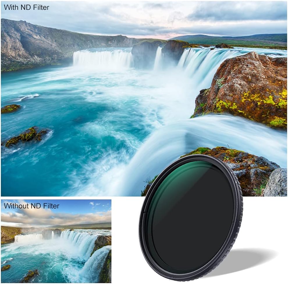 82mm Variable Neutral Density Filter ND2-ND32 with Cleaning Cloth F42149