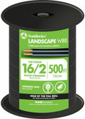 16/2 Stranded Low-Voltage Black Landscape Lighting Wire 500 ft. F103