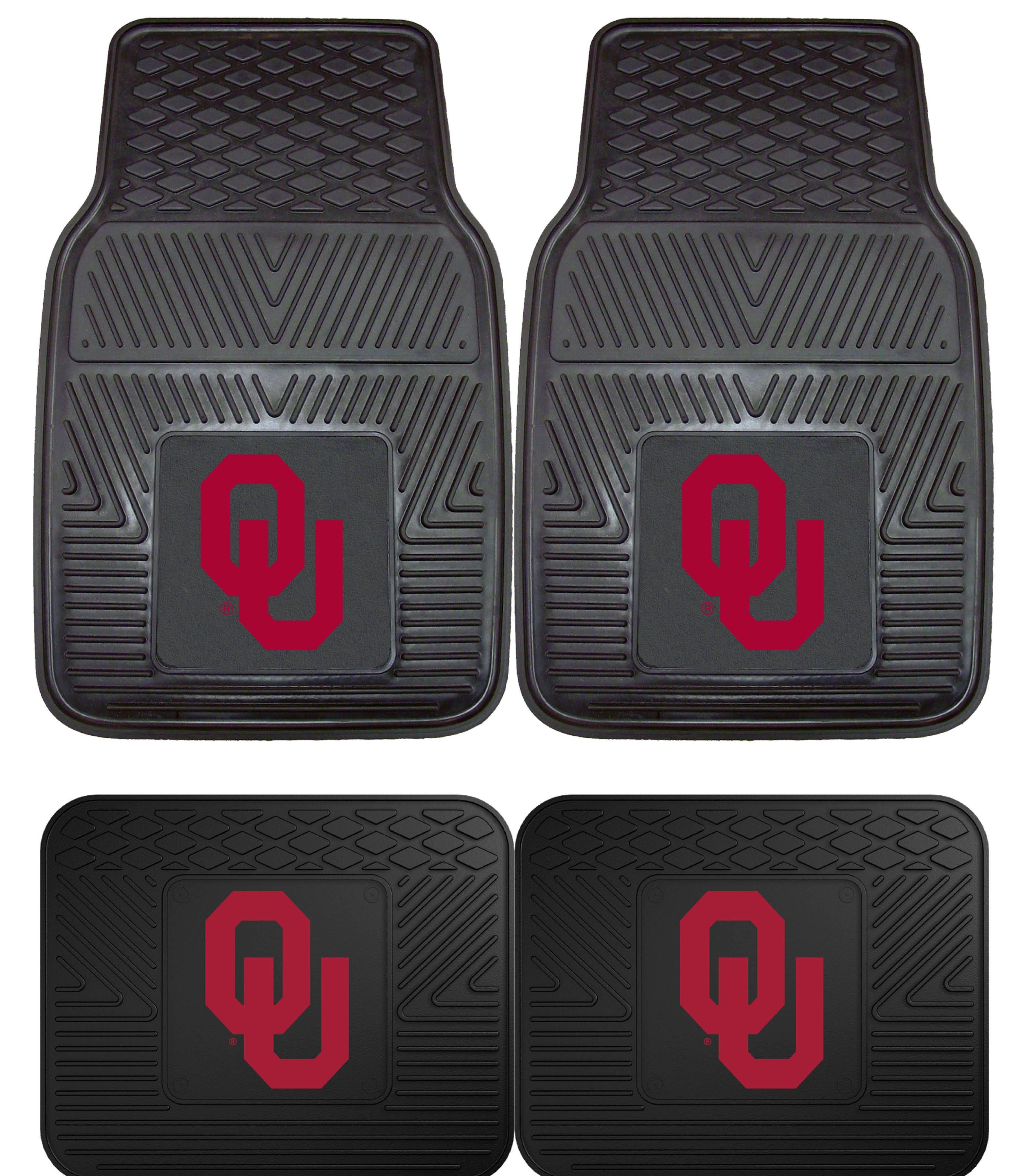Heavy Duty Vinyl Floor Mats 4 Piece Set H2340