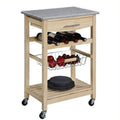Granite Top Kitchen Cart E685392
